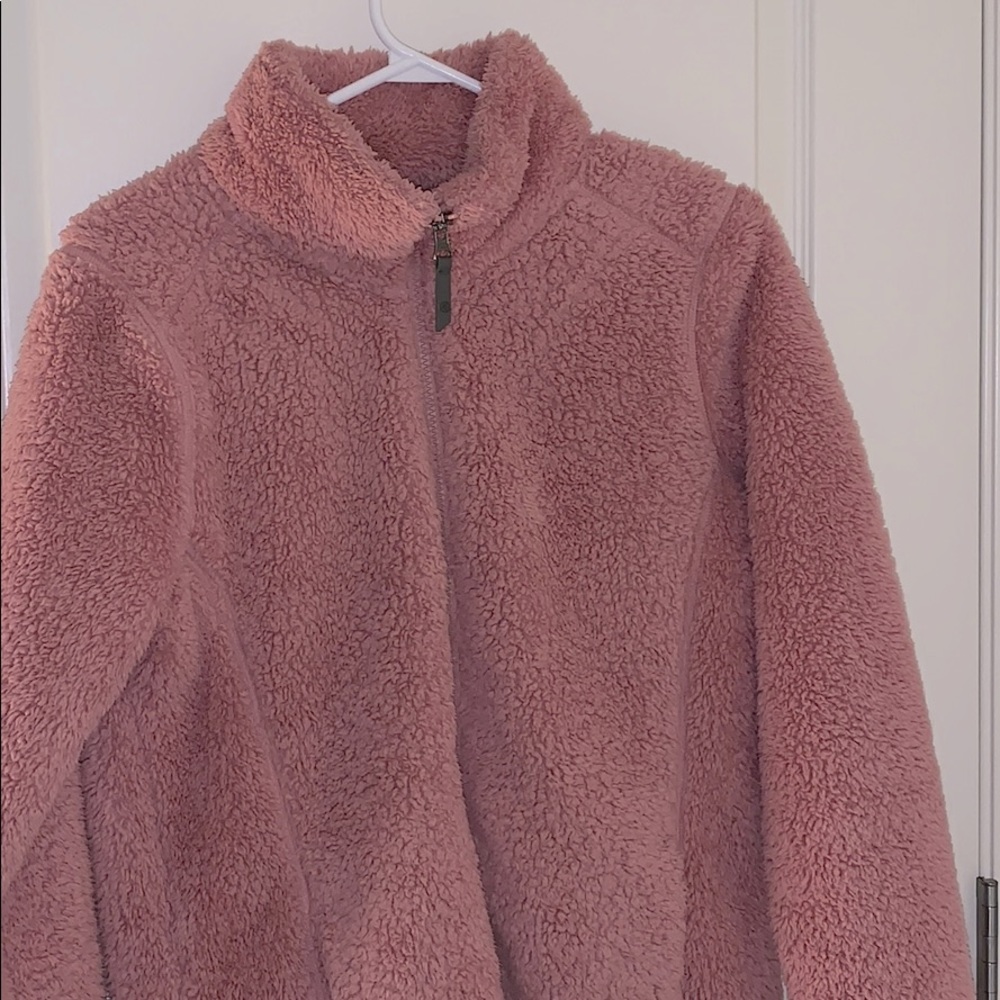 Pink fluffy jacket